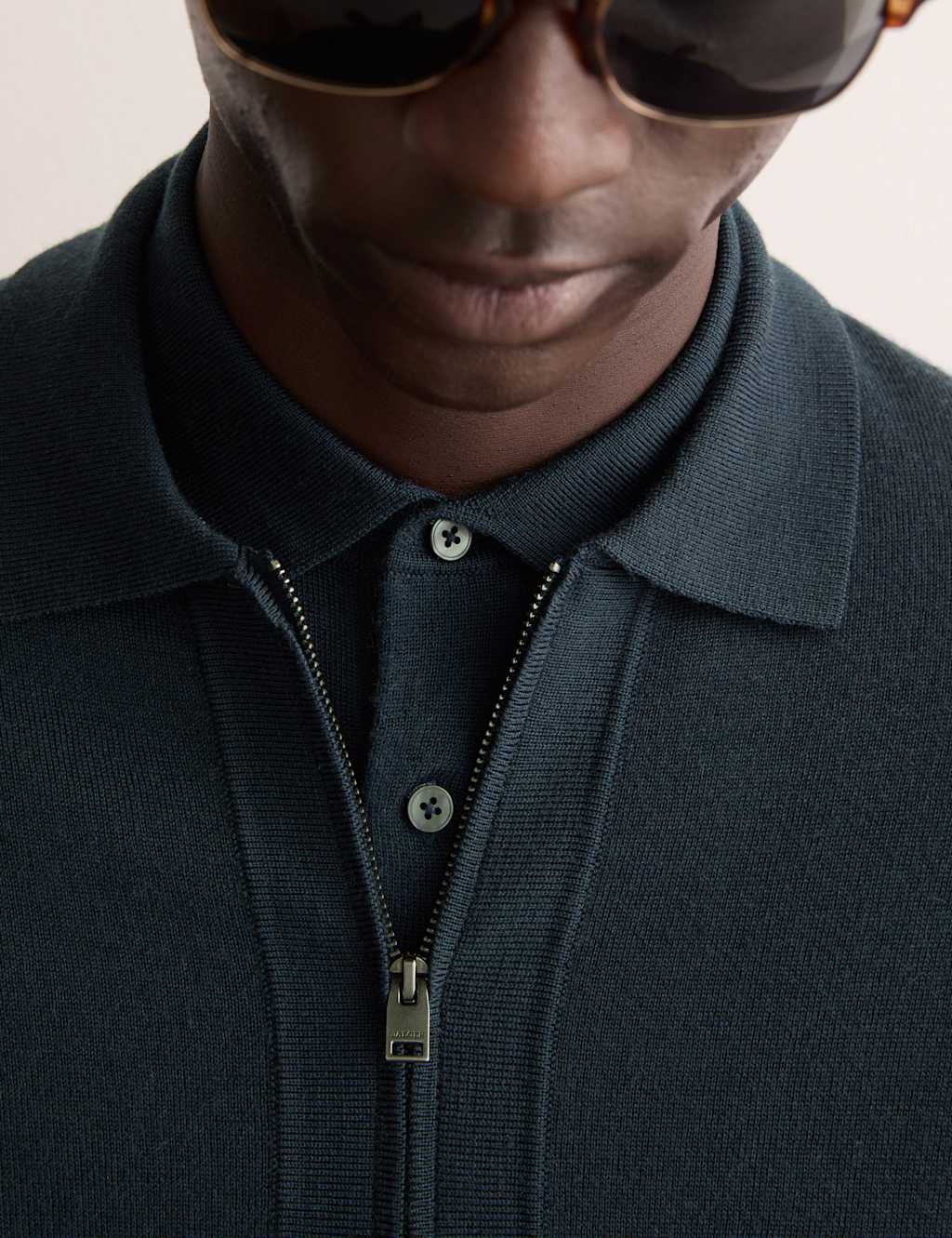 Fine Merino Wool Rich Knitted Jacket