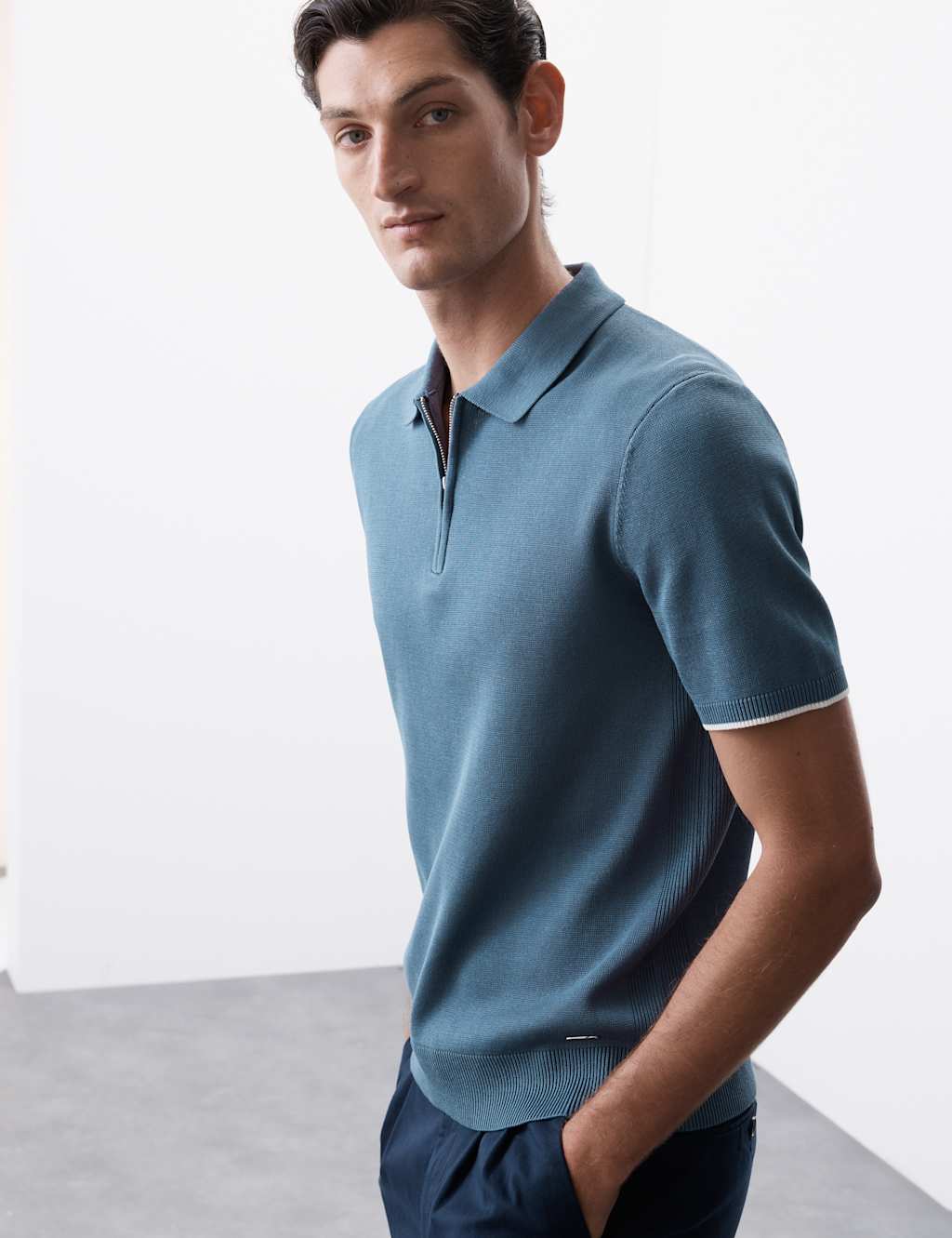 Mercerised Cotton Performance Knitted Polo
