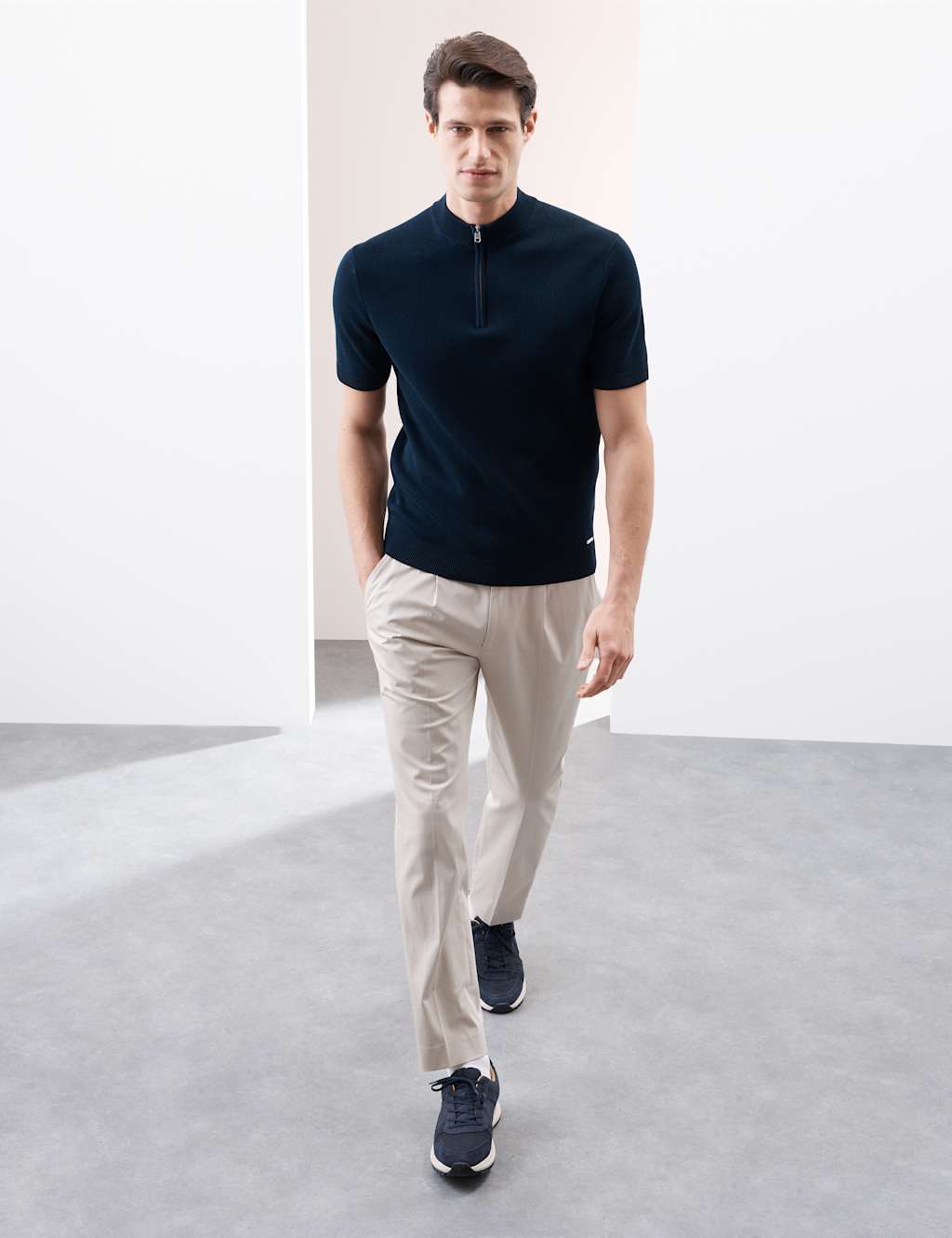 Mercerised Cotton Performance Knitted Polo
