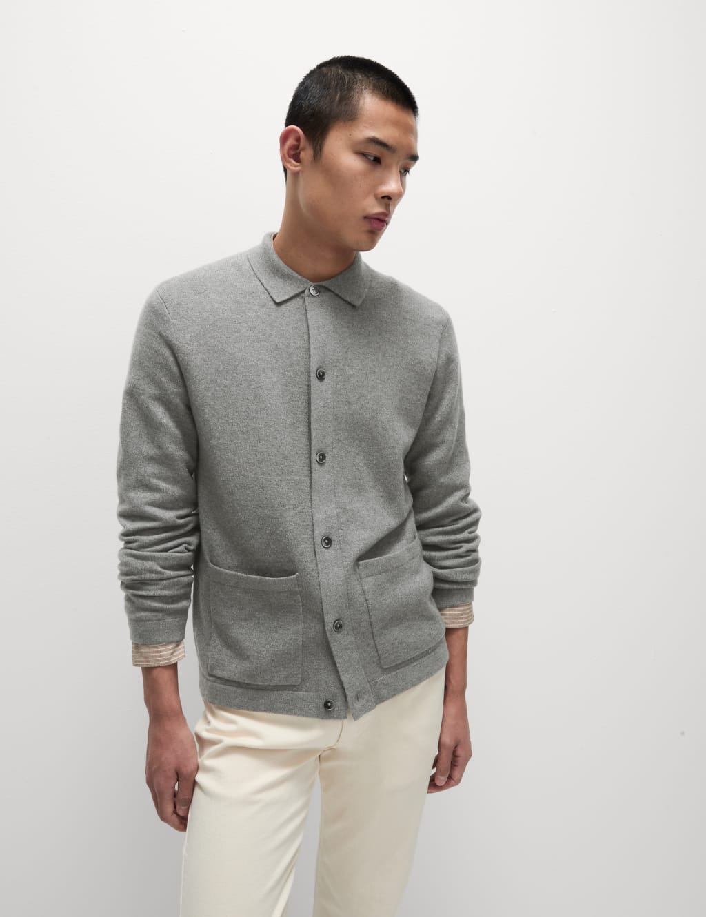 Air Yarn Knitted Jacket