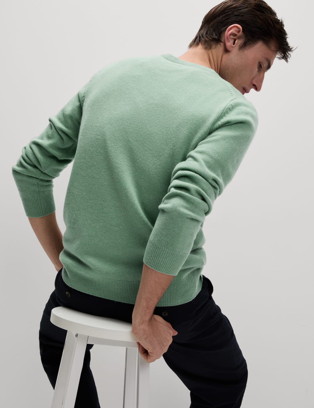 Pure Extra Fine Lambswool Crew Neck Jumper