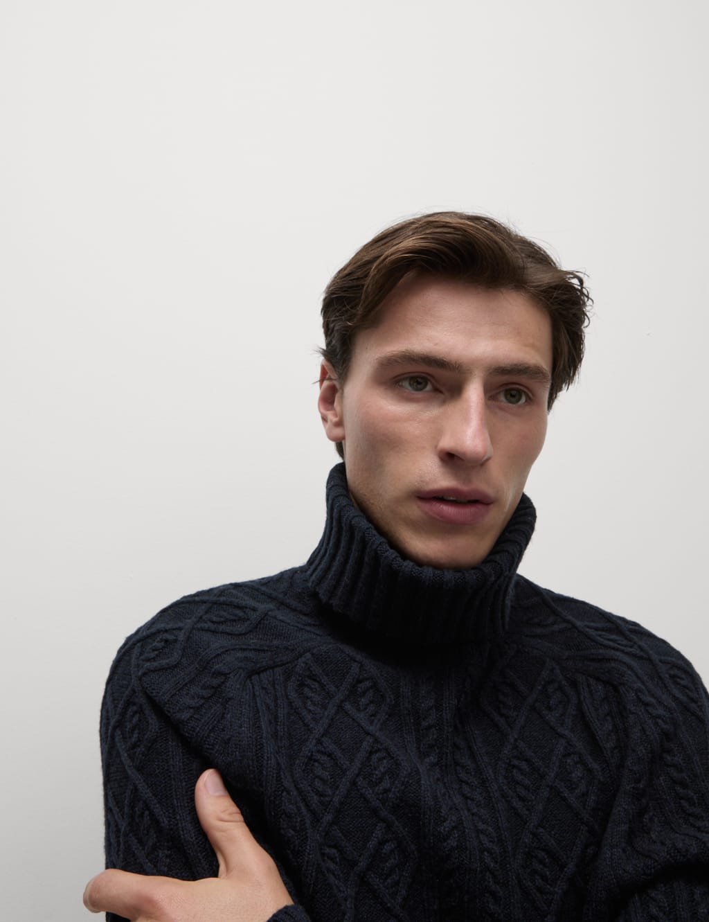 Marks and spencer roll neck on sale