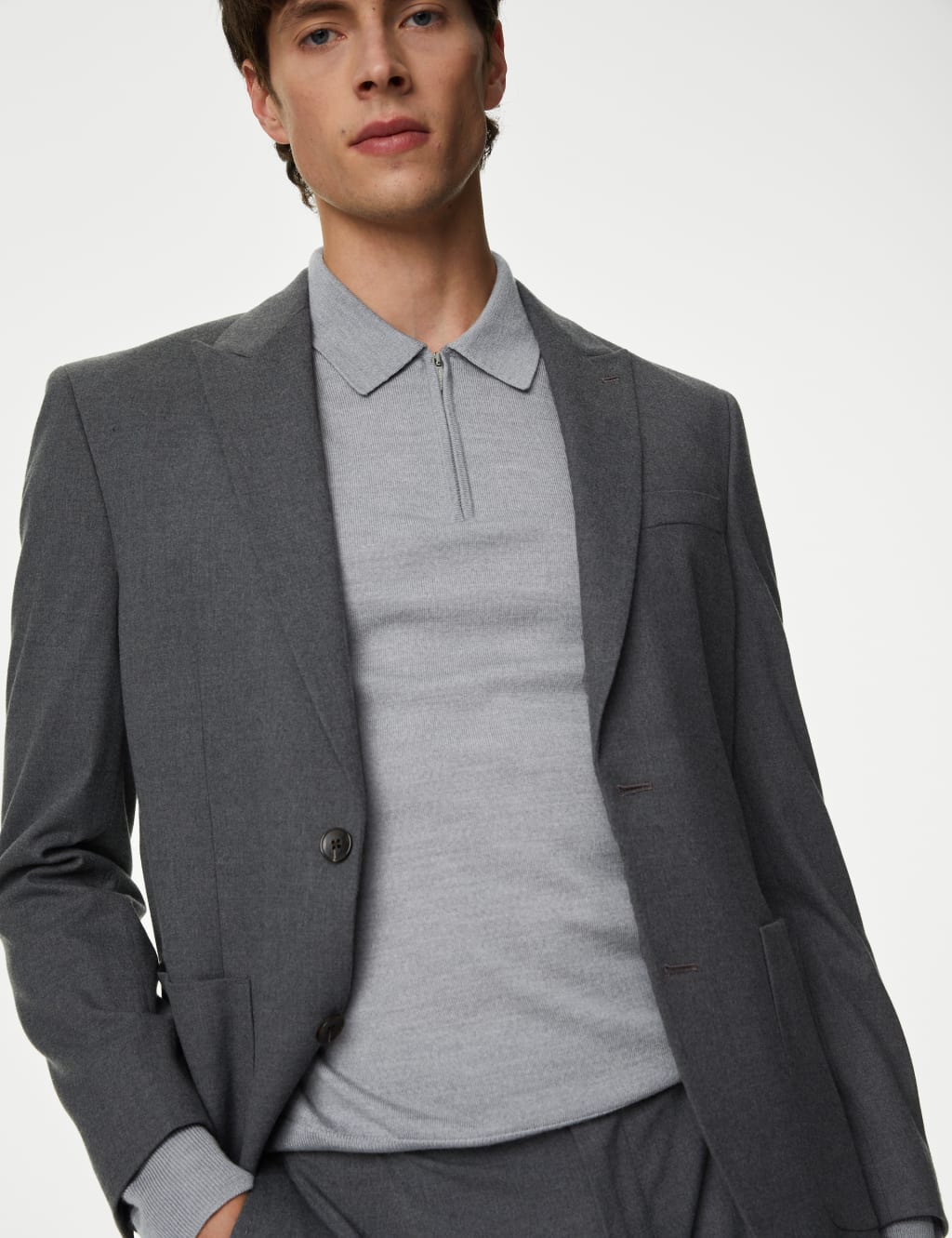Men's Western Knit Polo with Snaps.MP-201 main image 0