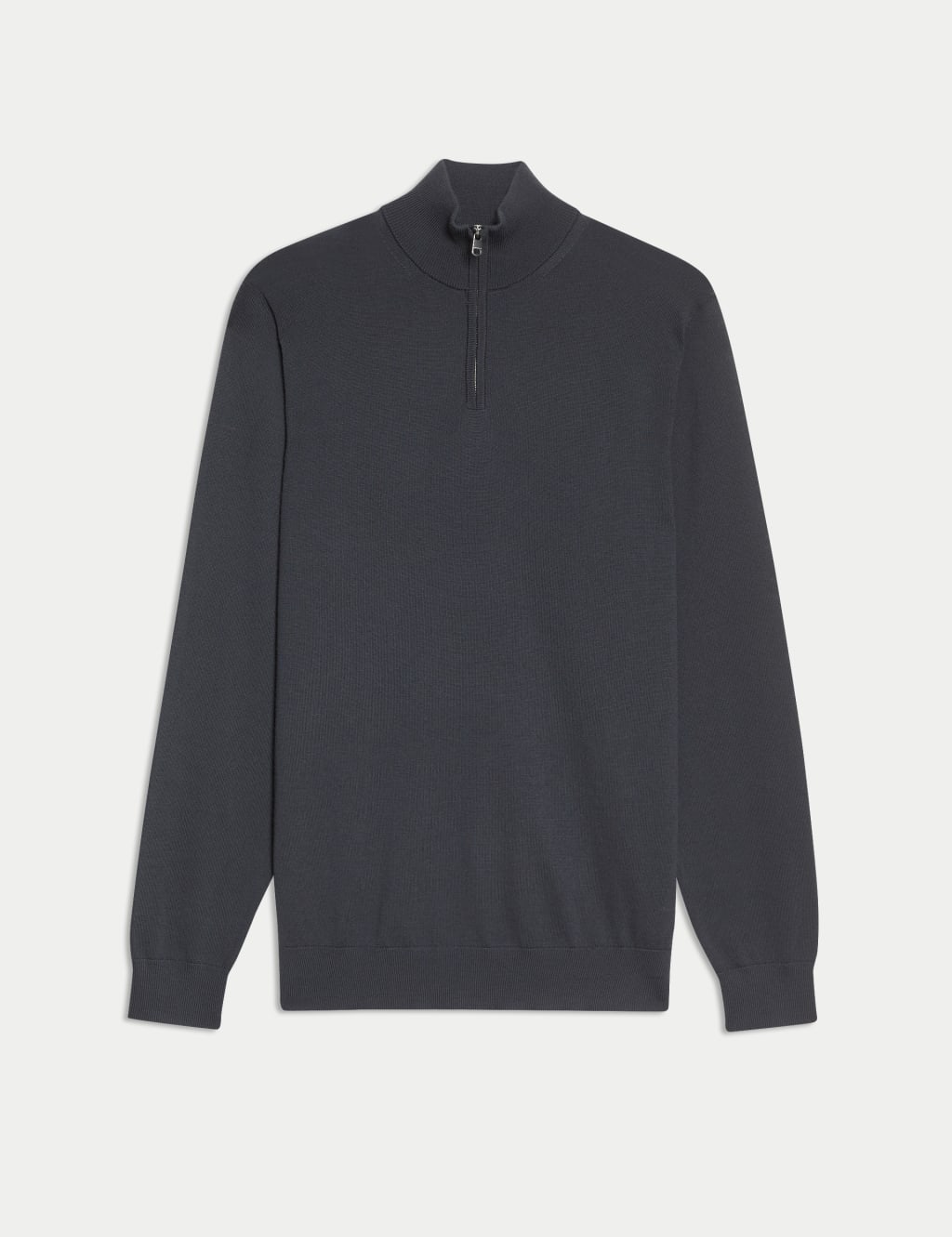 Pure Extra Fine Merino Wool Half Zip Jumper
