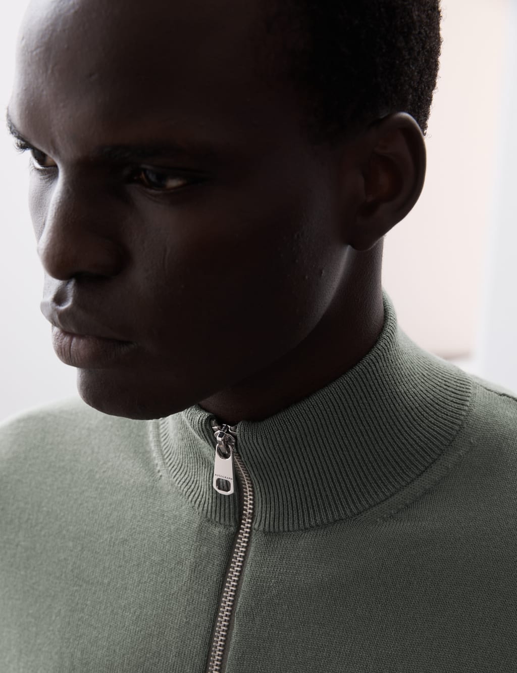 Pure Extra Fine Merino Wool Zip Up Jumper