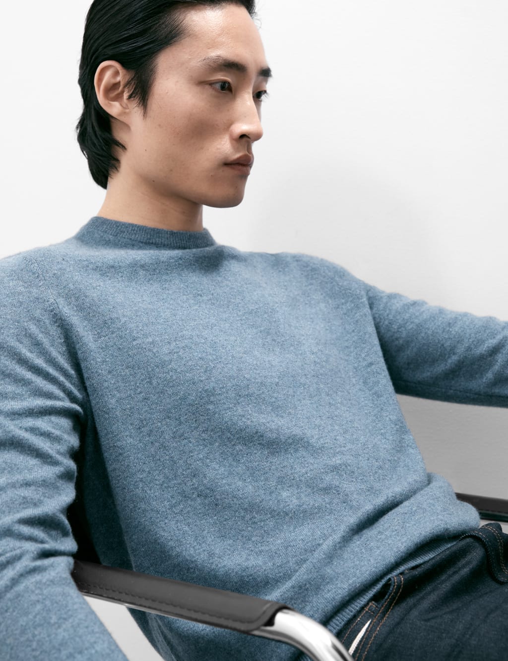 Pure Cashmere Crew Neck Jumper