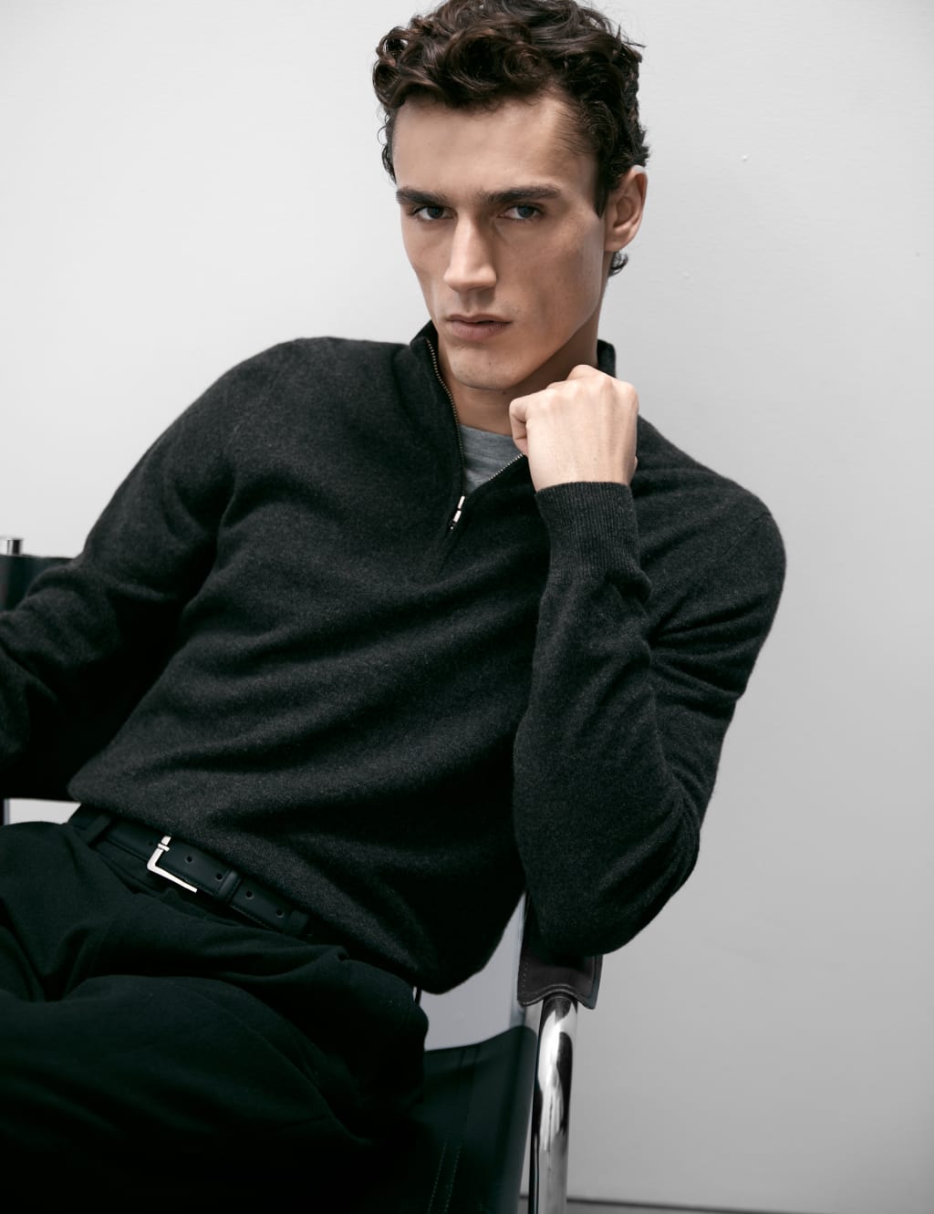 Marks and spencer mens cashmere jumpers cheap