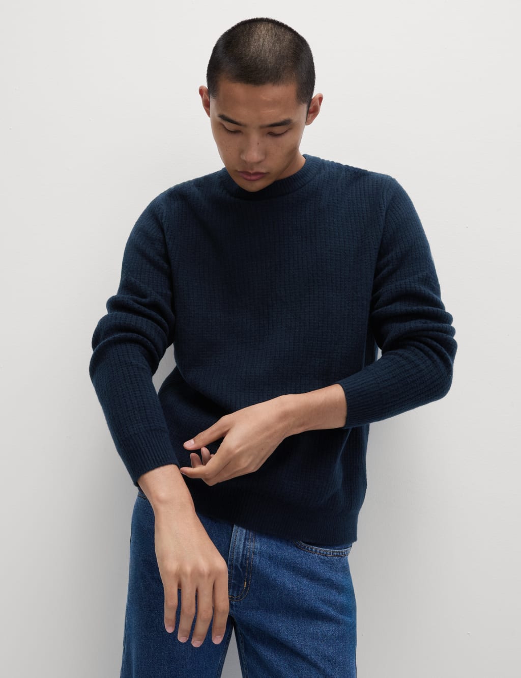 Supersoft Crew Neck Jumper with Wool