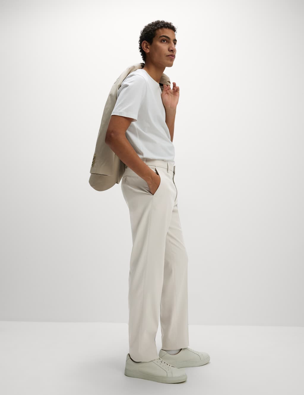 Regular Fit Smart Stretch Trousers