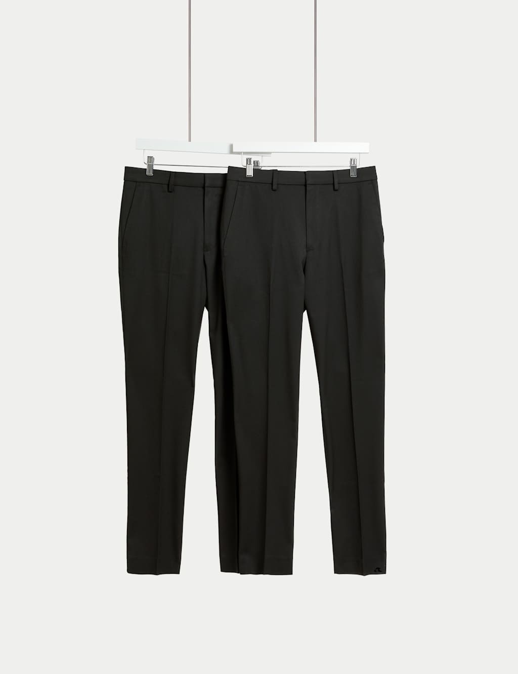 2pk Regular Fit Smart Stretch Trousers