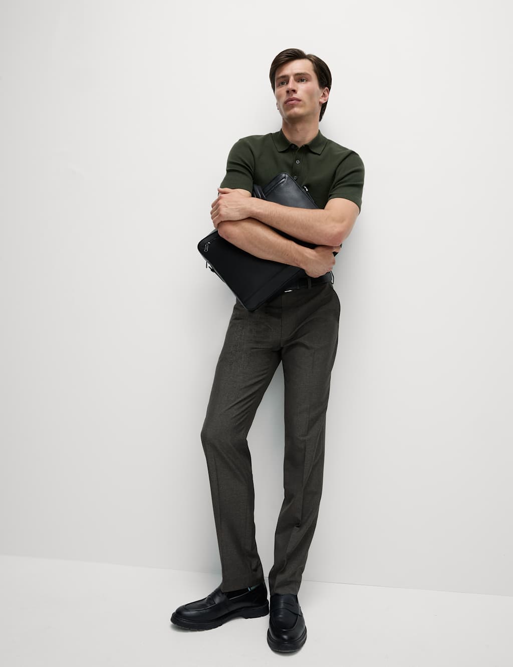 Regular Fit Crease Resist Trousers