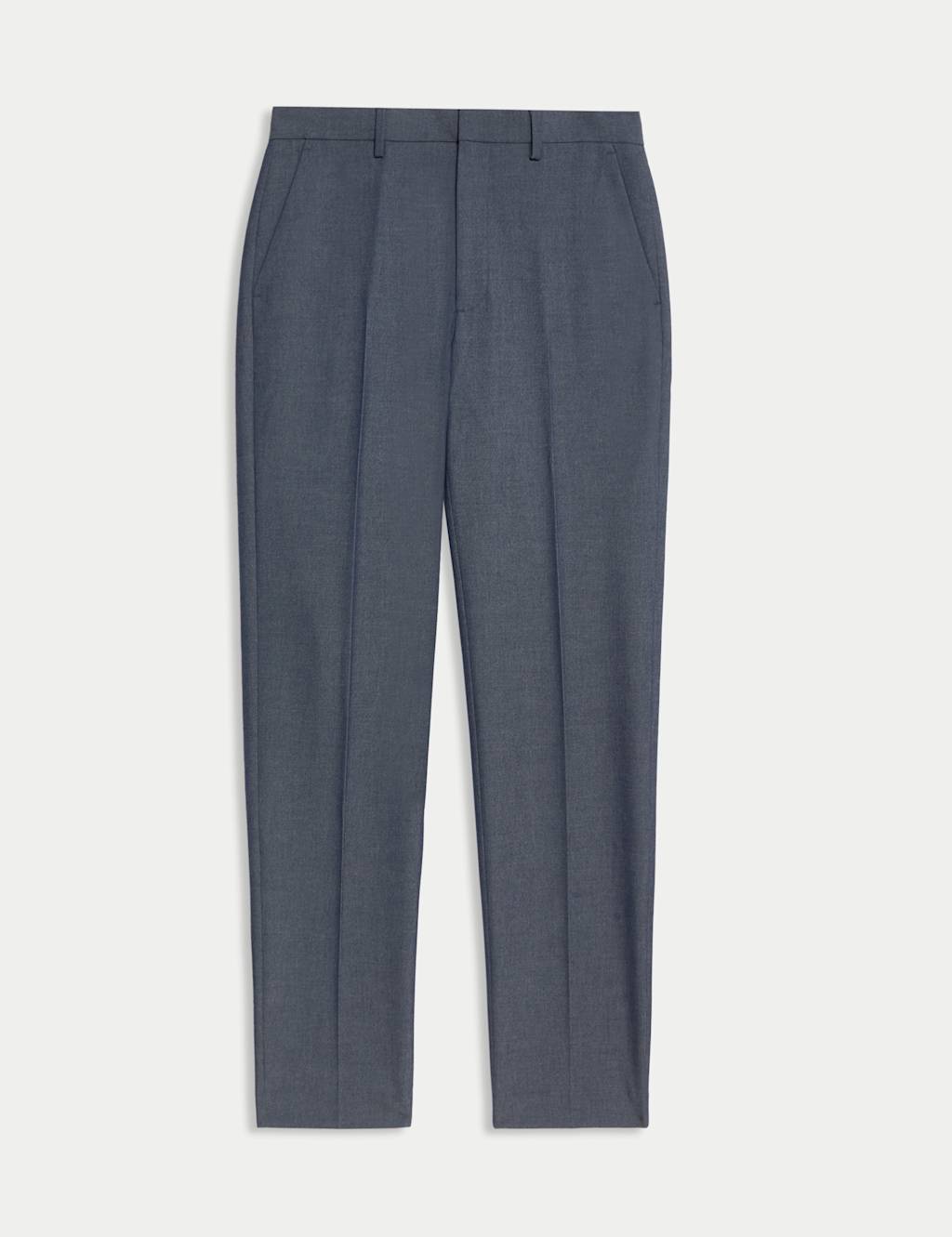 M&S Men's Tailored Fit Trousers - 34 - Denim