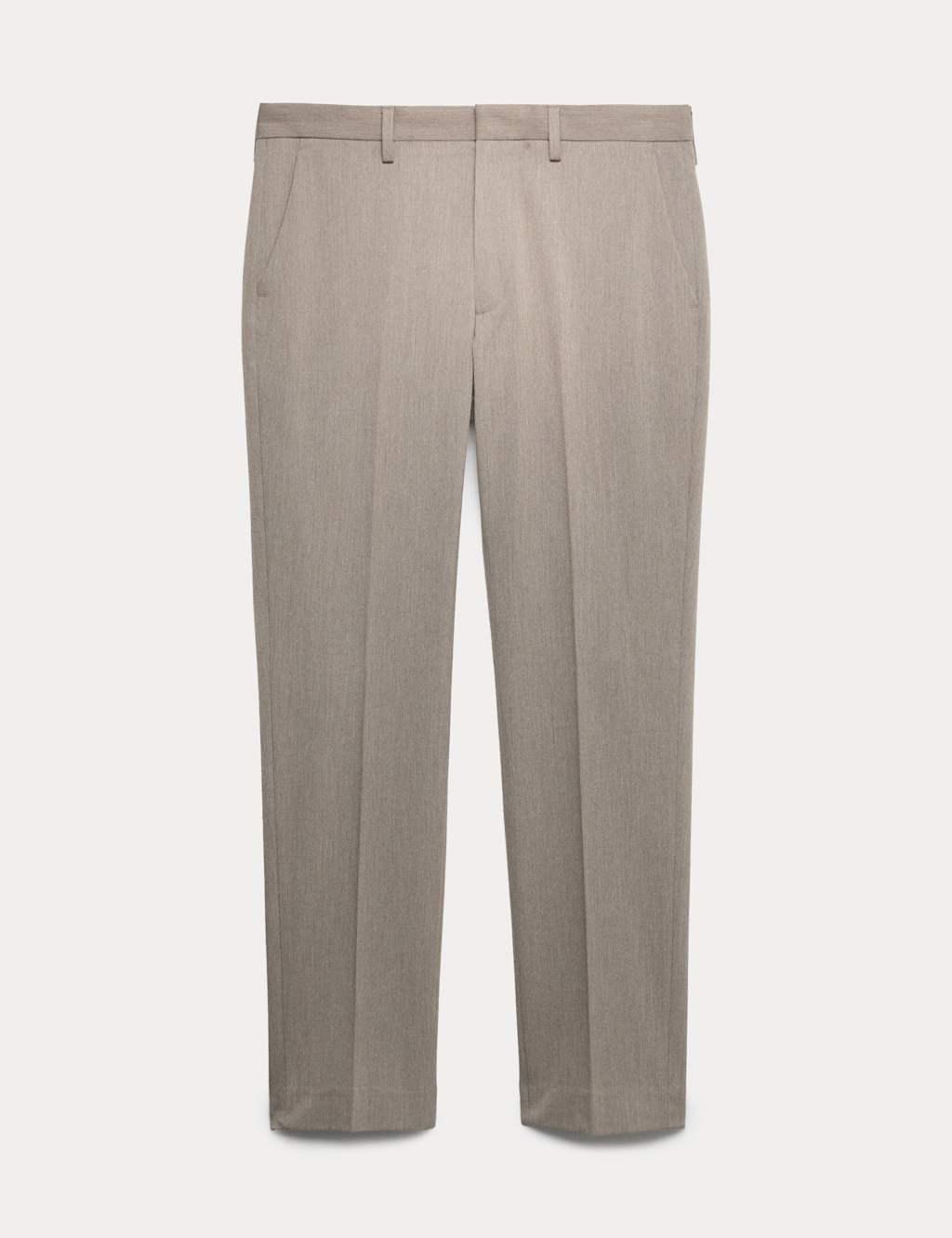 M&S Tailored Fit Trousers Neutral