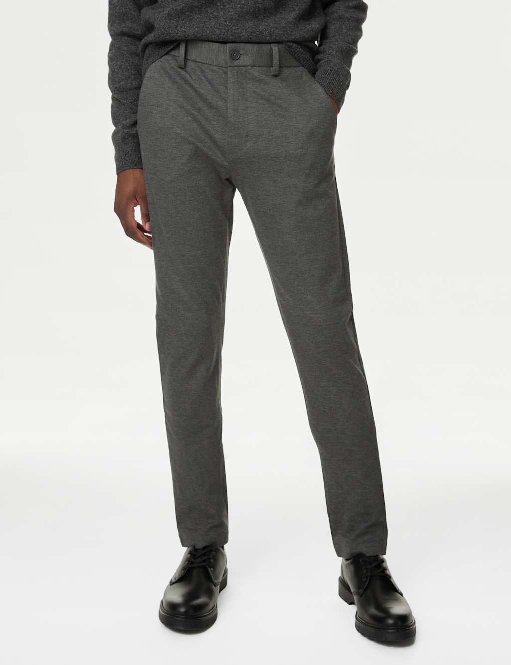 Slim Fit Stretch Ponte Chinos