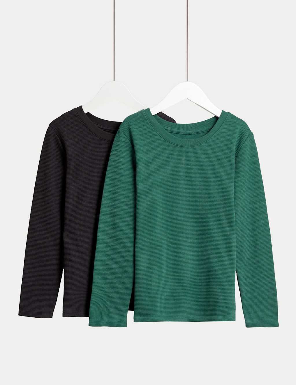 2pk Heatgen™ Thermal Waffle Tops (2-14 Yrs)