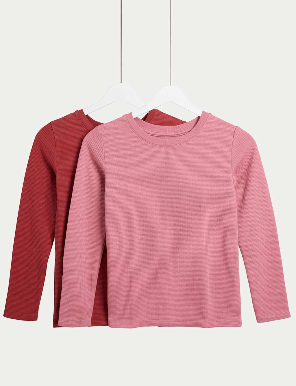 2pk Heatgen™ Thermal Waffle Tops (2-14 Yrs)