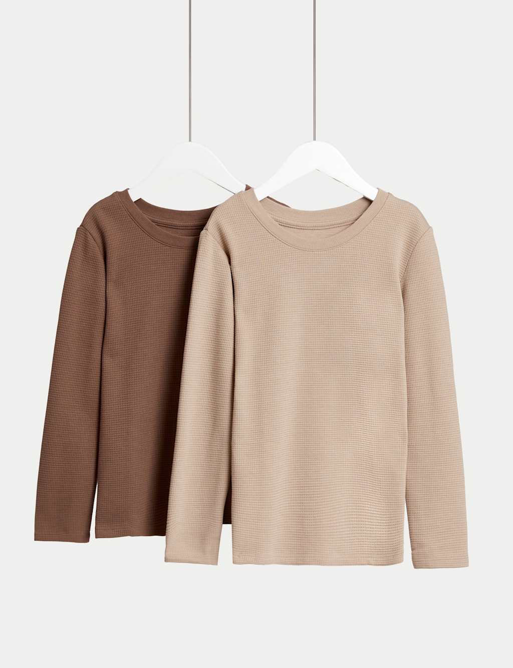 2pk Heatgen™ Thermal Waffle Tops (2-14 Yrs)