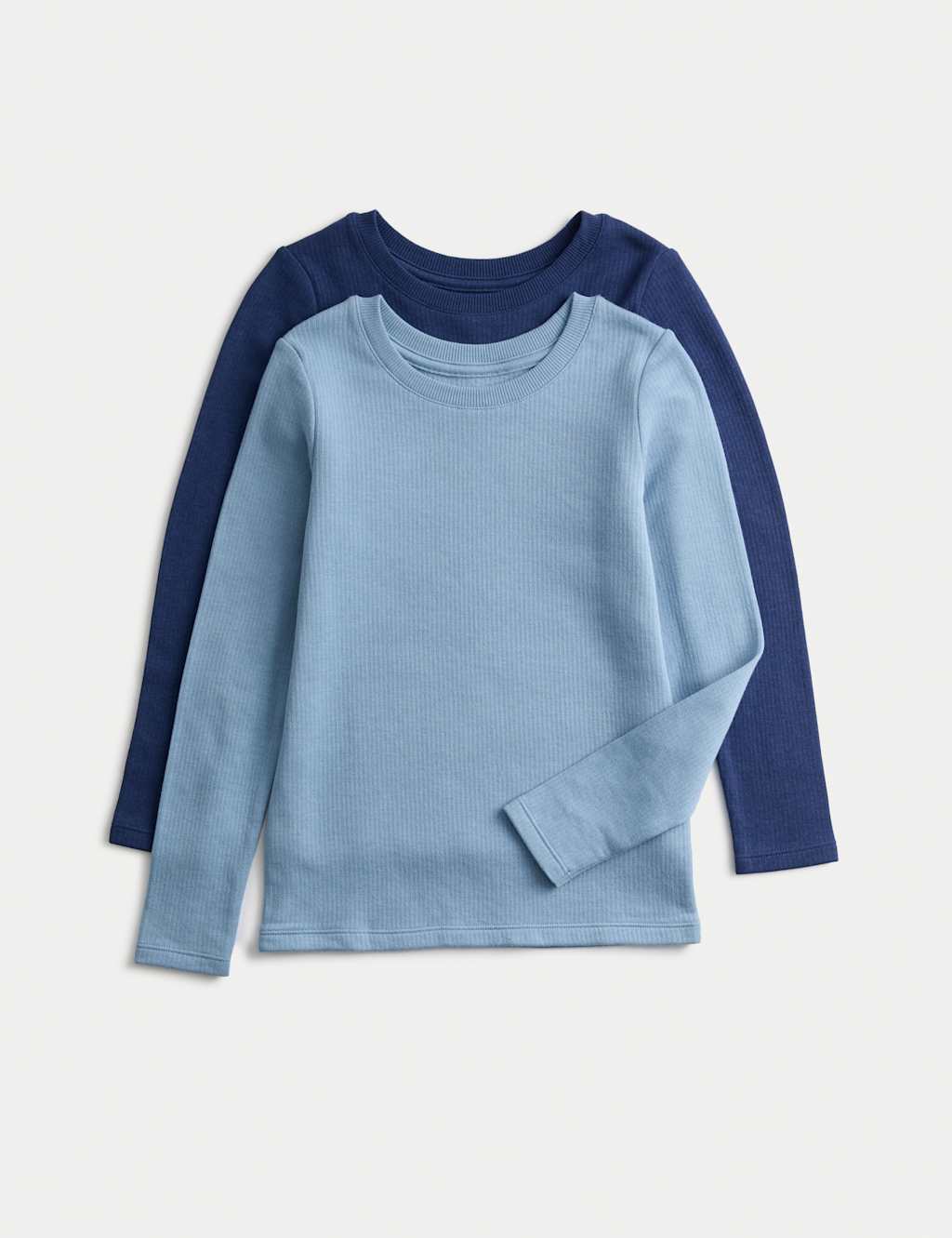 M&S 2 Pack Heatgen Thermal Tops (2-14 Yrs) Navy Mix