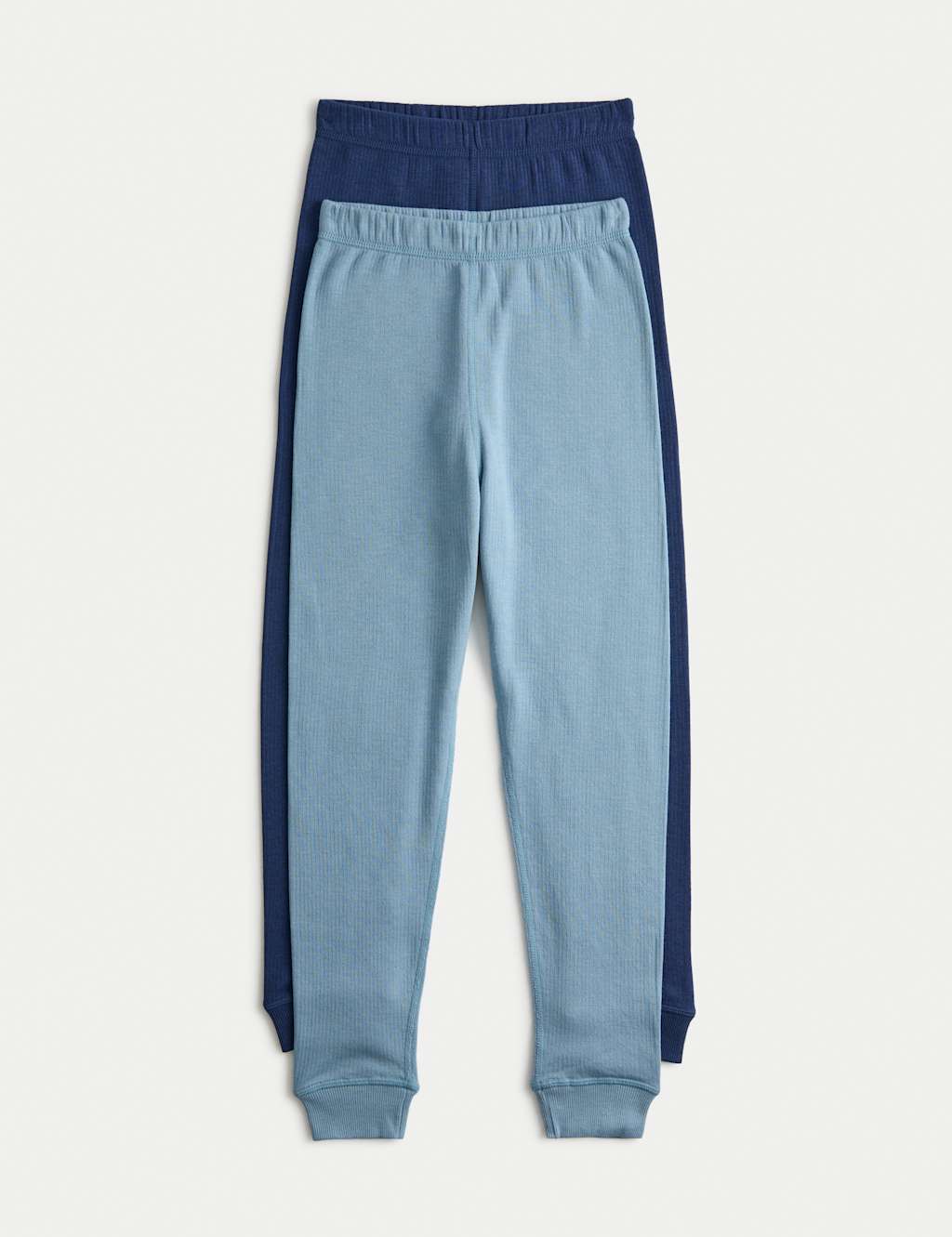 M&S 2 Pack Thermal Leggings (2-14 Yrs) Navy Mix