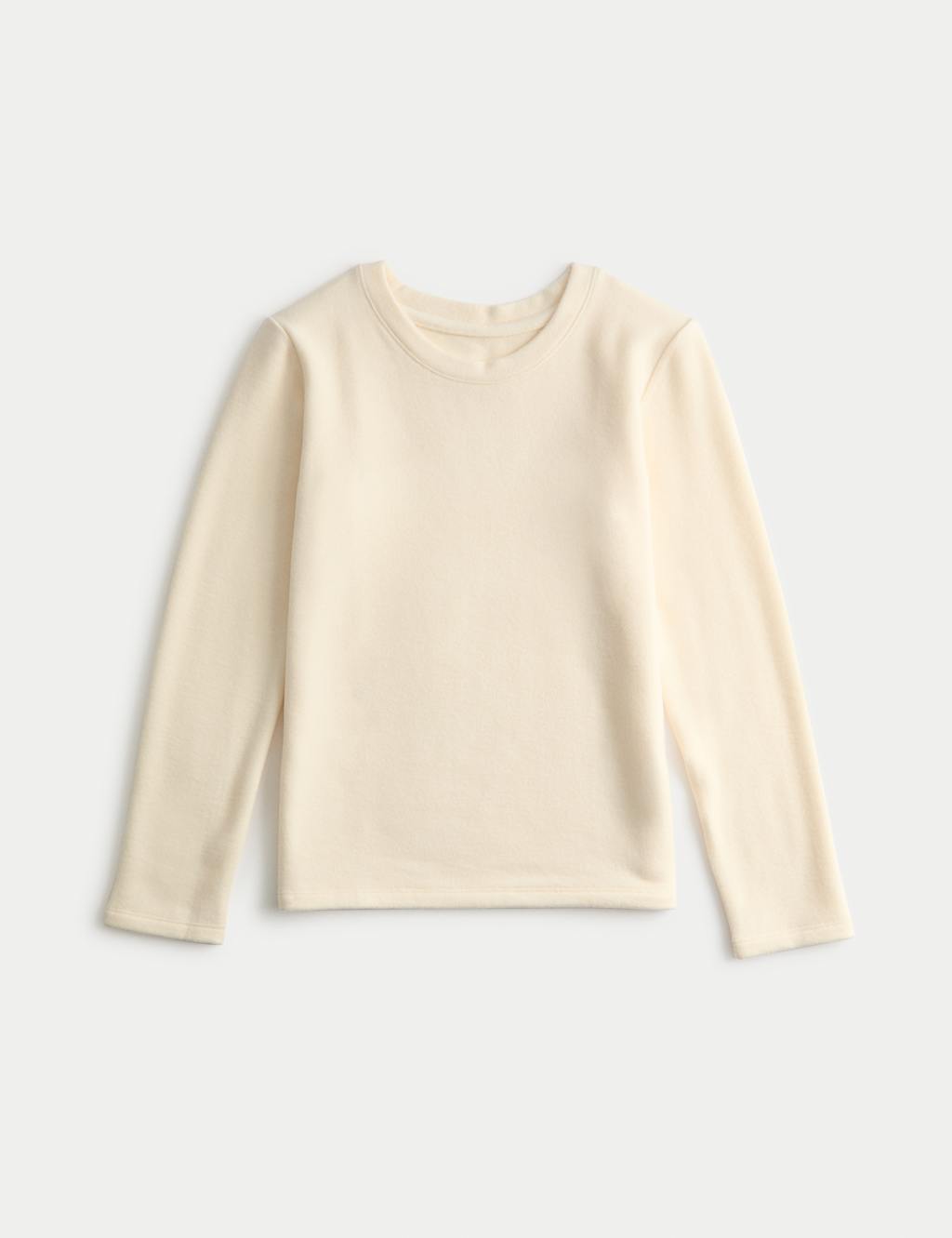 M&S Boys Heatgen Max Thermal Top (2-14 Yrs) - 2-3 Years - Ivory