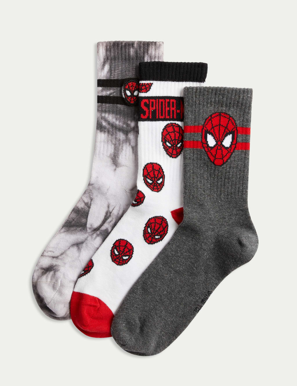3pk Spider-Man™ Socks (6 Small - 7 Large)
