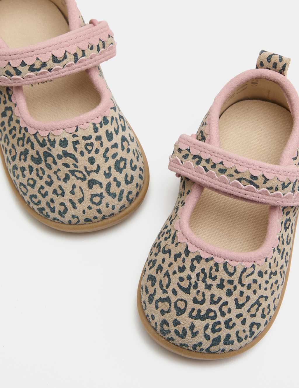M&S Kids Barefoot Leopard Ballet Pumps (3 Small - 5 Small) - 4 - Multi