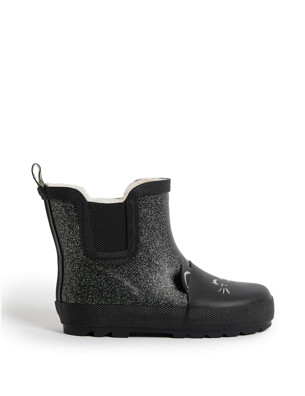 M&S Kids' Wellies (3 Small - 2 Large) Black Mix