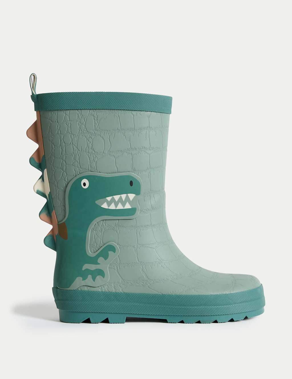 M&S Kids' Wellies (4 Small - 2 Large) Green Mix
