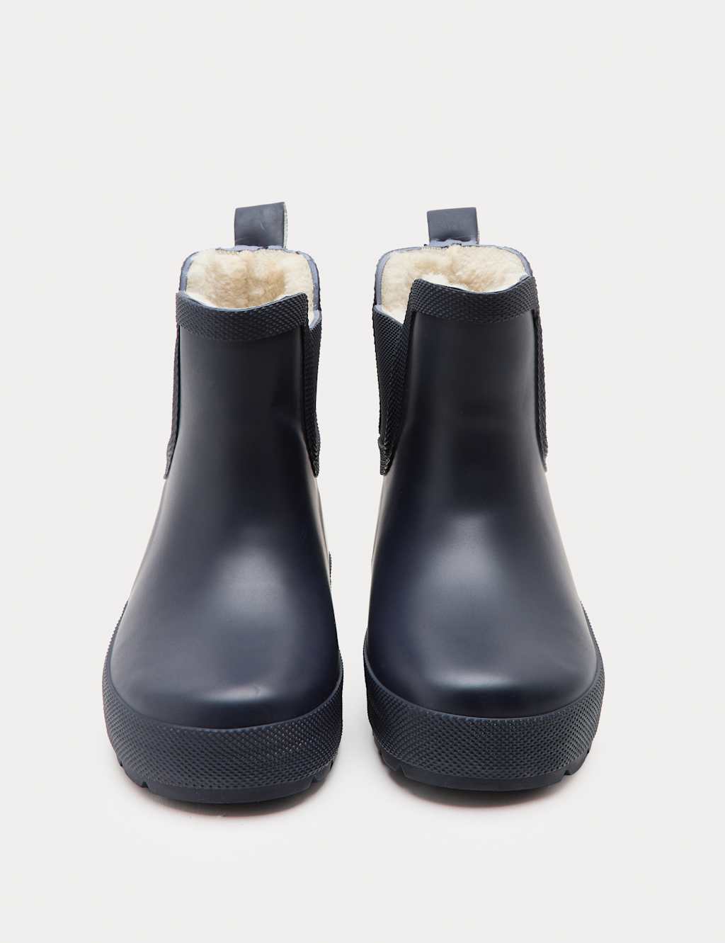 M&S Kids Warm Lined Chelsea Wellies (3 Small - 2 Large) - 13 - Navy