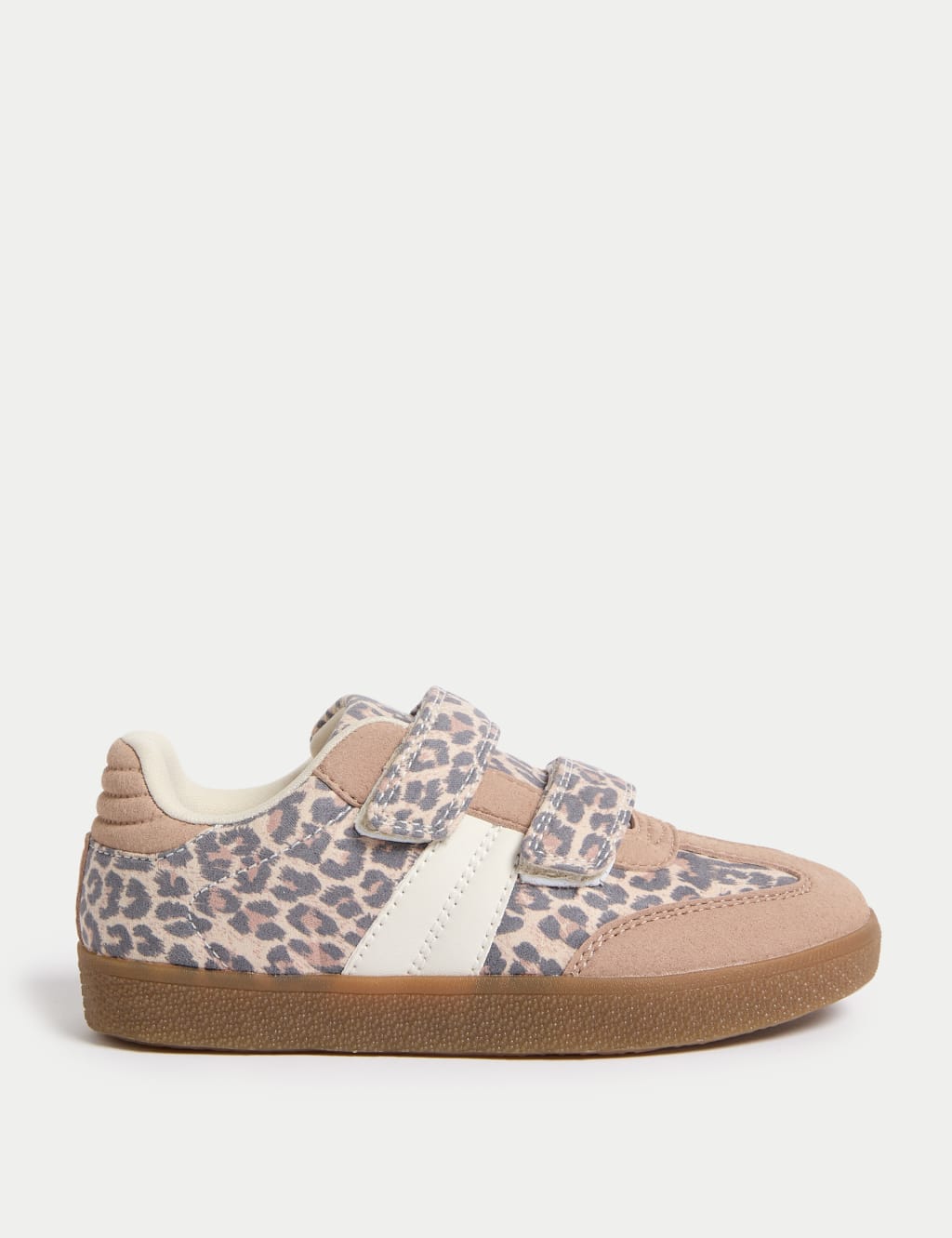 Kids' Animal Print Riptape Trainers (4 Small - 2 Large)