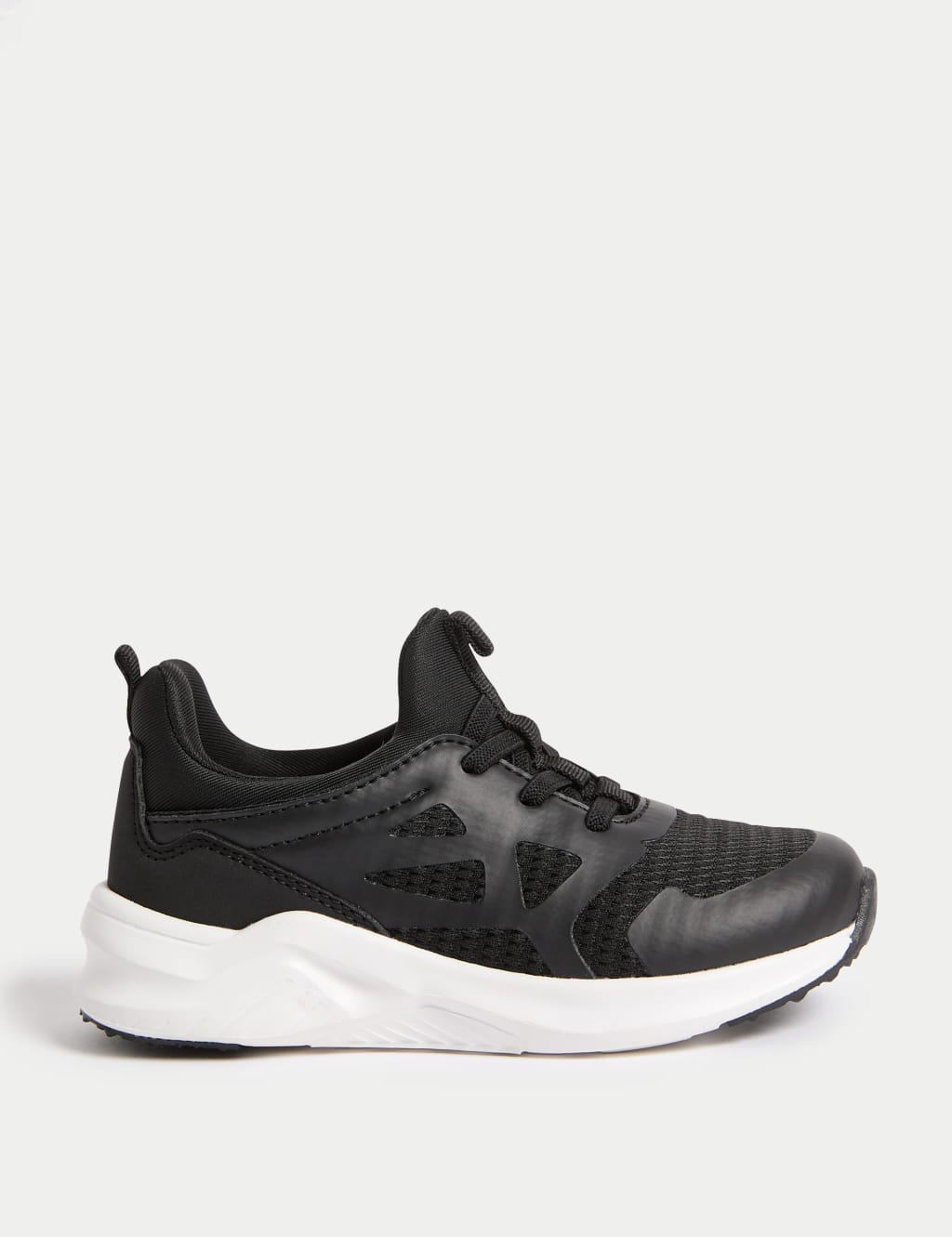 Girls Black Trainers at M S