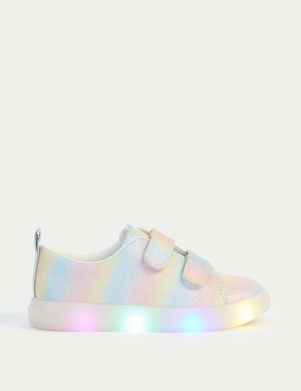 Kids' Light Up Riptape Trainers (4 Small-2 Large)