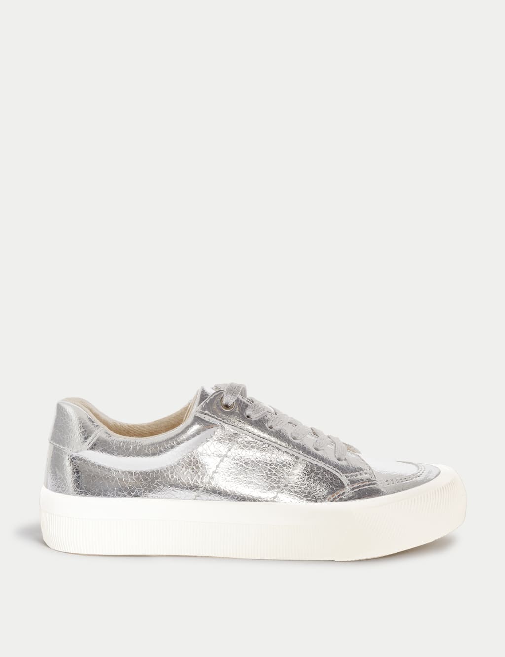 Girls metallic trainers hot sale