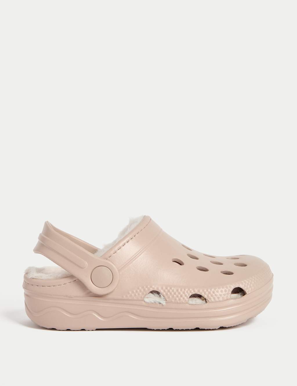 Kids' Faux Fur Lined Clogs (4 Small - 7 Large) Oatmeal