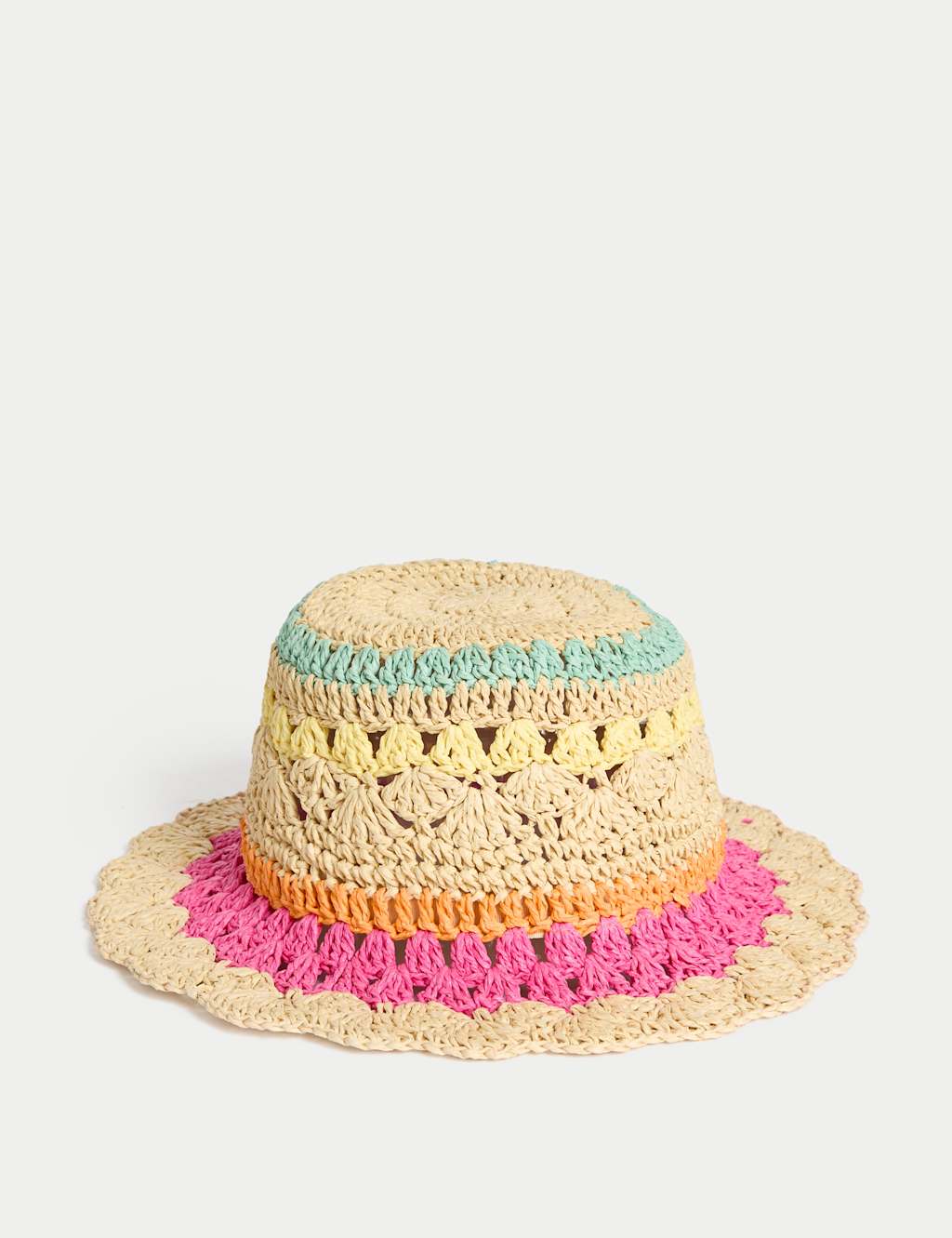 Kids' Striped Straw Sun Hat (18 Mths-13 Yrs)