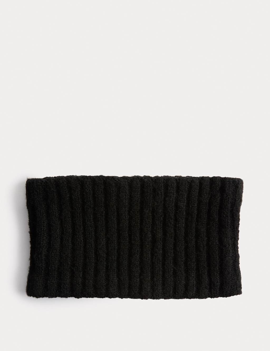M&S Kids' Ribbed Snood (3-13 Yrs) Black