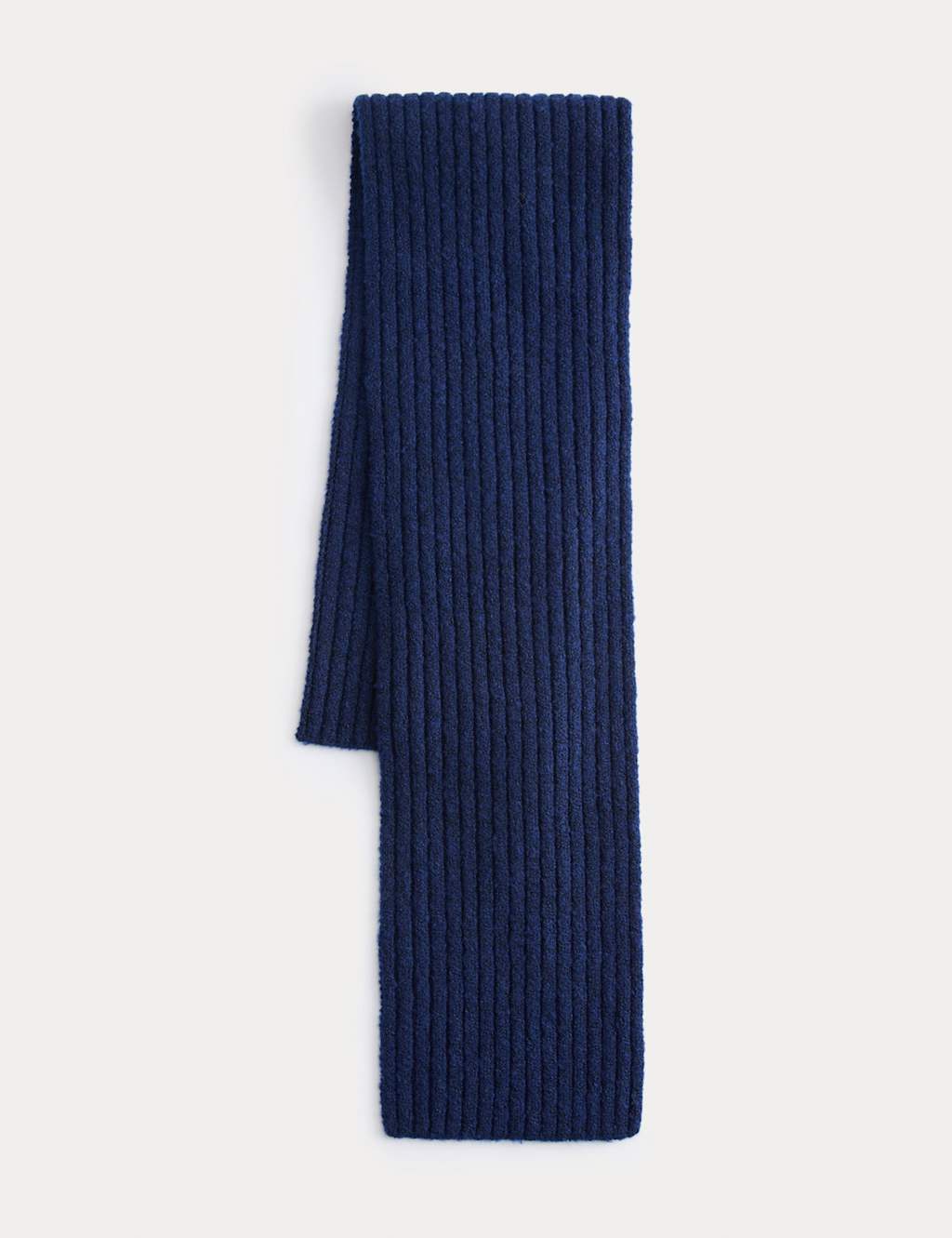M&S Kids' Ribbed Scarf (3-13 Yrs) Navy