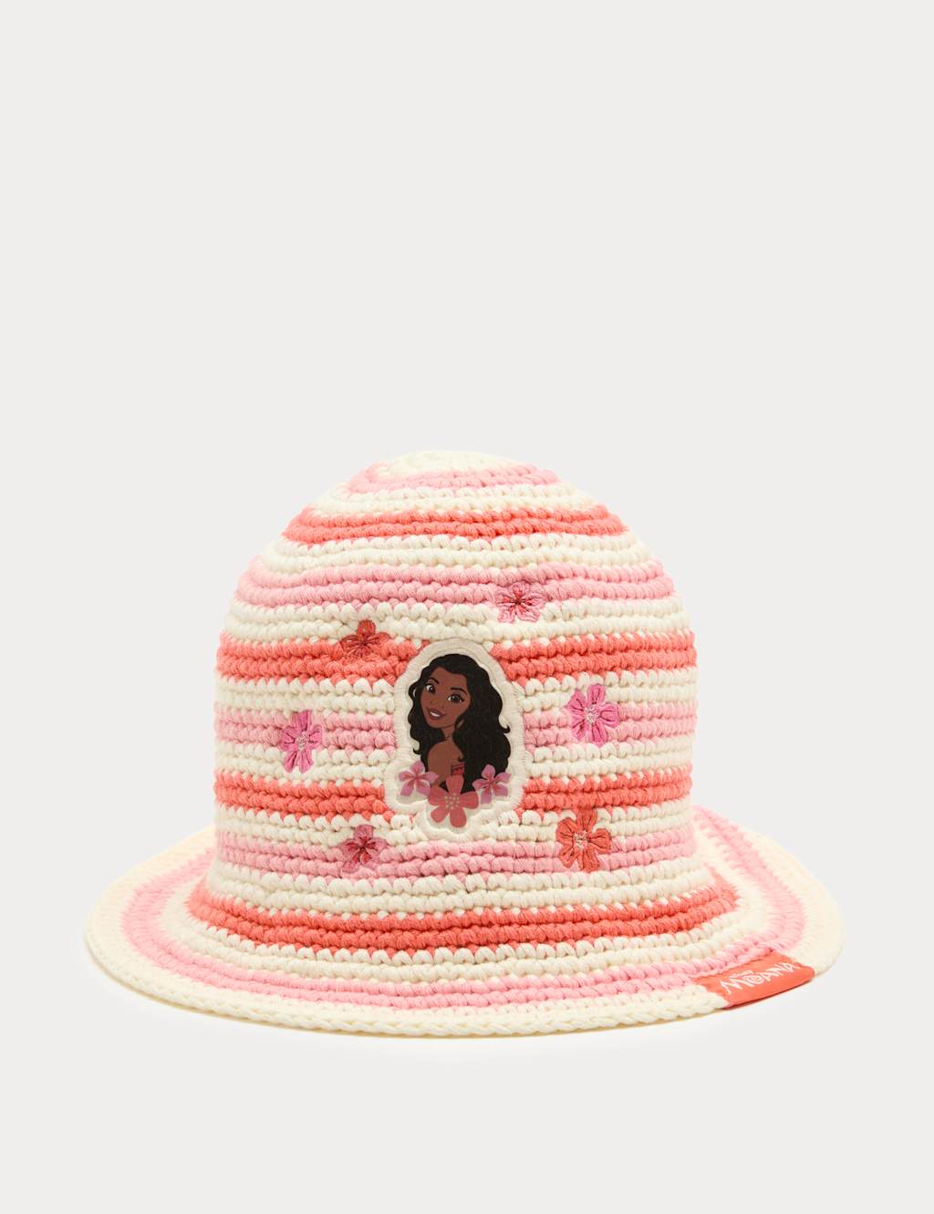 M&S Girls Pure Cotton Moana Sun Hat (3-13 Yrs) - 3-6 Years - Multi