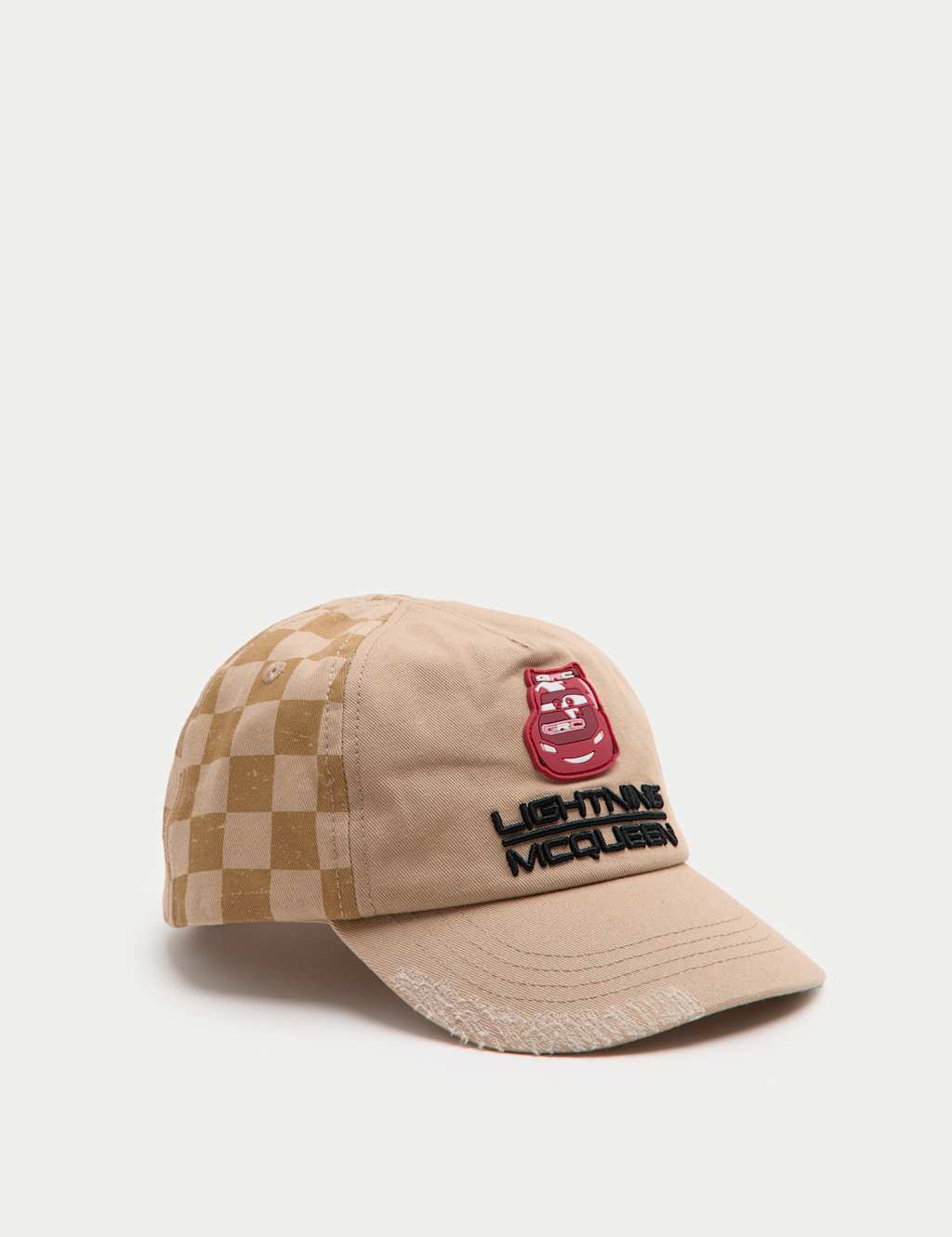 M&S Boys Cars Cap (3-13 Yrs) - 6-13 Years - Brown Mix