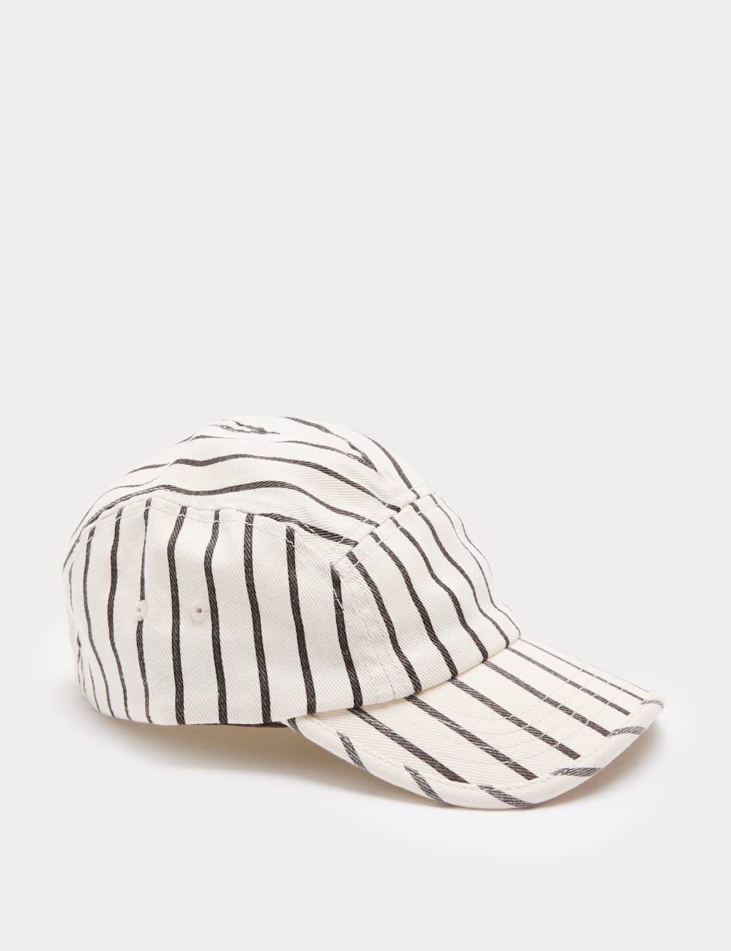 M&S Girls Striped Cap (3-13 Yrs) - 6-13 Years - Brown Mix