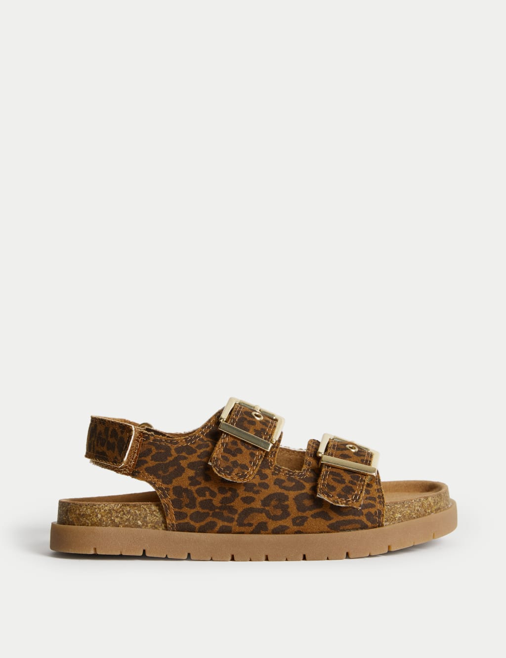 Kids' Patterned Riptape Footbed Sandals (4 Small - 6 Large)