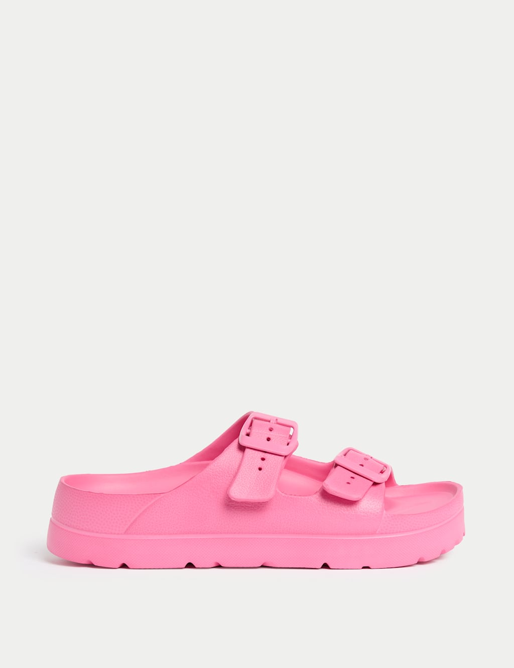 M&S Kids' Buckle Sandals (3 Large - 6 Large) Pink