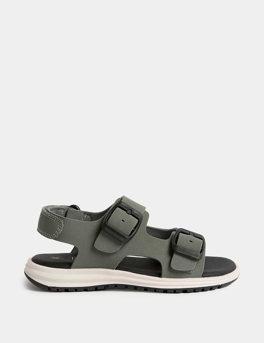 Kids' Double Buckle Sporty Sandals (4 Small - 2 Large)