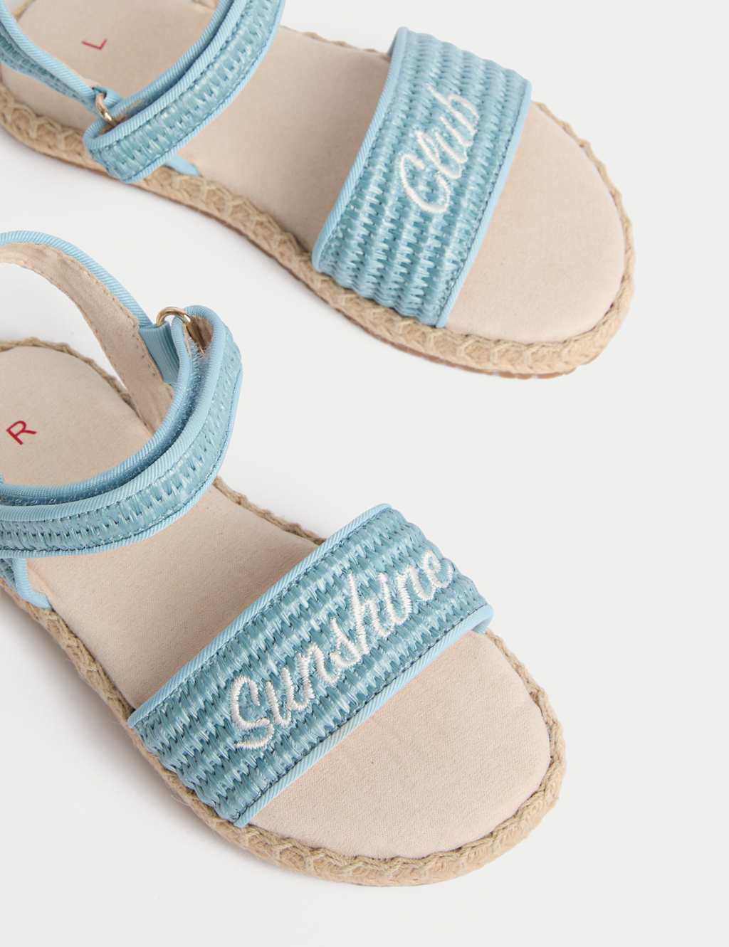Kids' Embroidered Strap Sandals (4 Small - 2 Large)