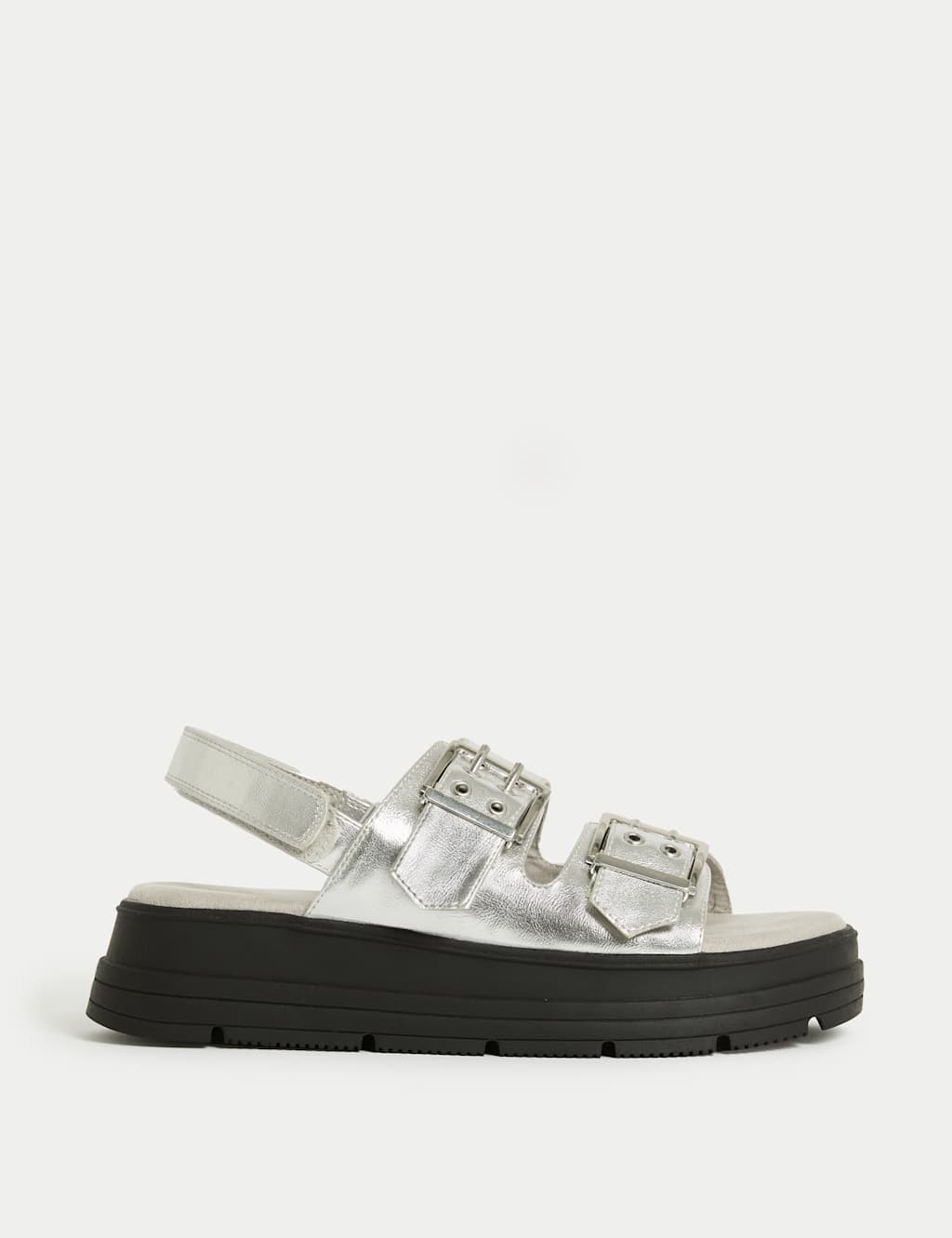Kids' Chunky Buckle Footbed Sandals (1 Large - 6 Large)
