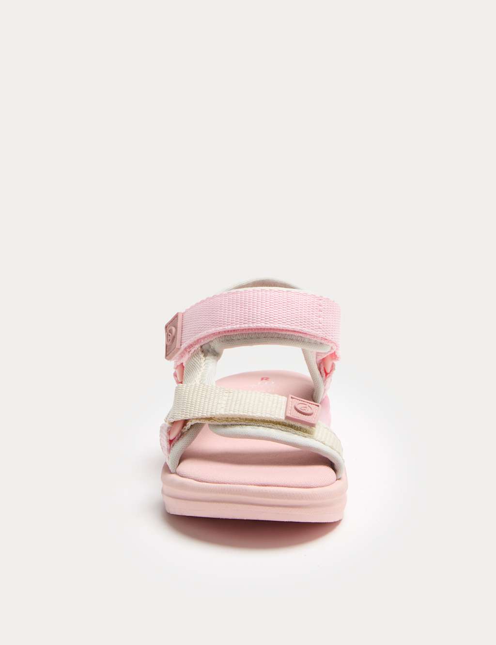 M&S Kids Rip Tape Open Toe Ombre Trekkers (4 Small-2 Large) - 8 - Pink Mix