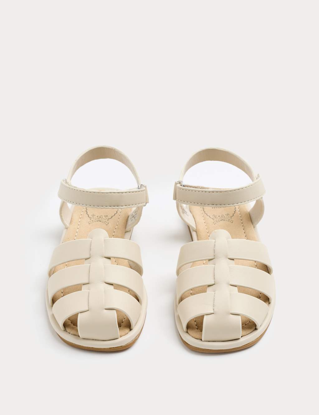 M&S Girls Metallic Fisherman Sandals (4 Small - 6 Large) - Cream
