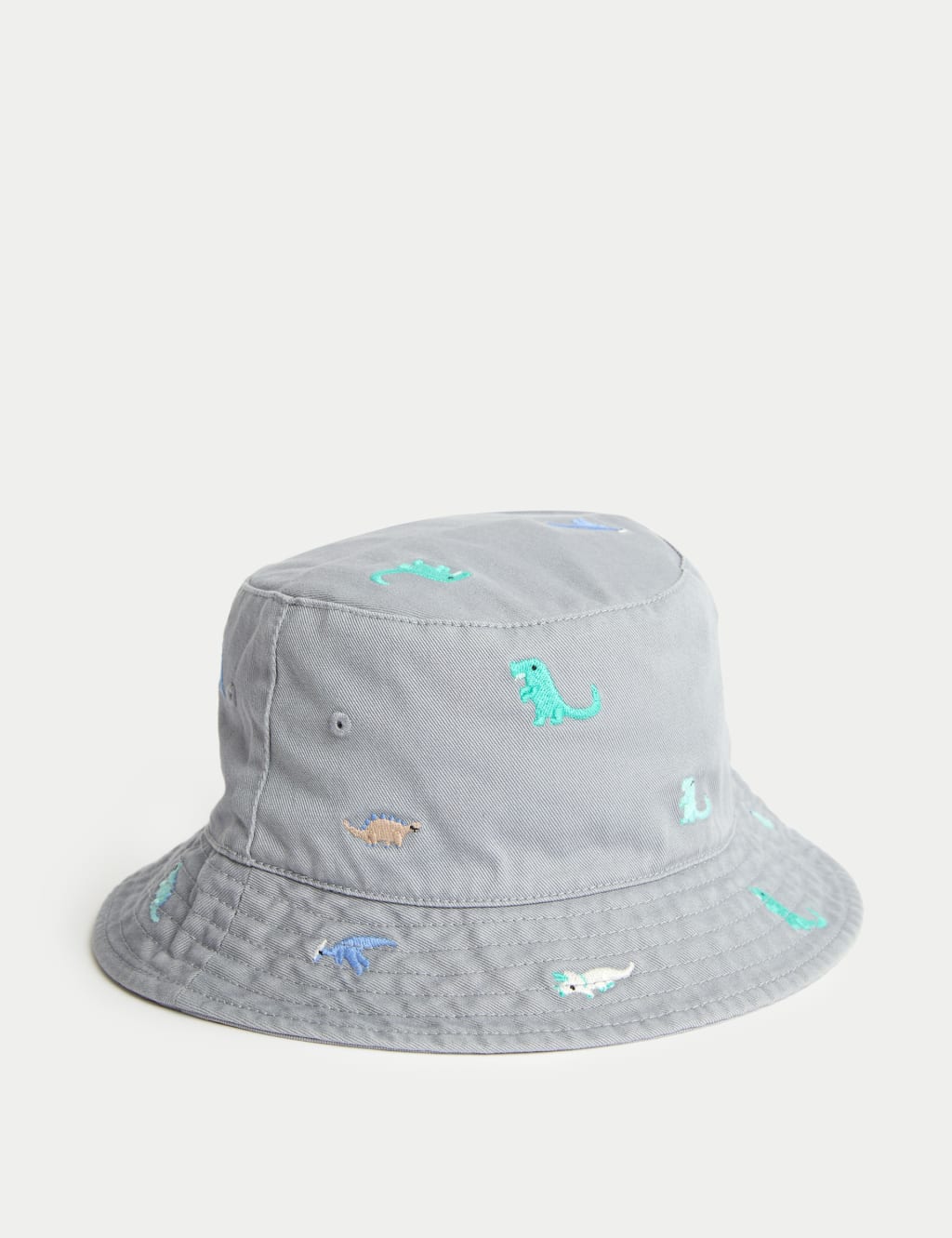 Kids' Embroidered Bucket Sun Hat (1-10 Yrs)