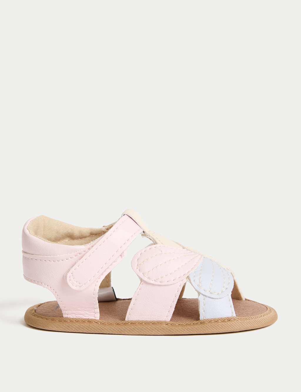 Butterfly Sandal Pram Shoes (0-18 Months)