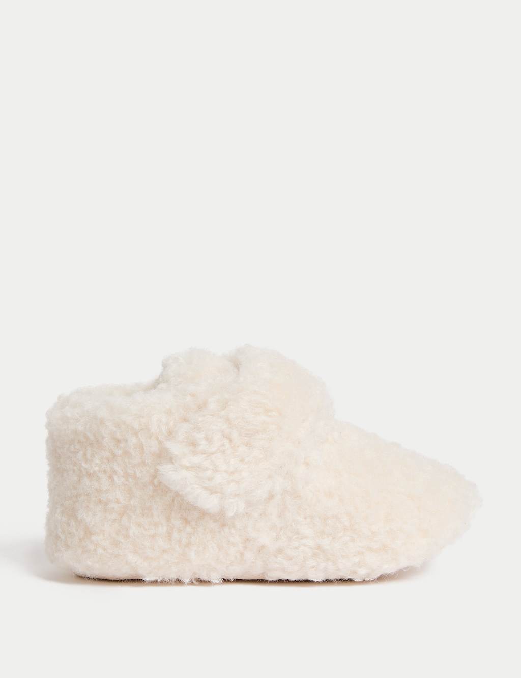 M&S Baby Borg Pram Boots (0-18 Mths) White